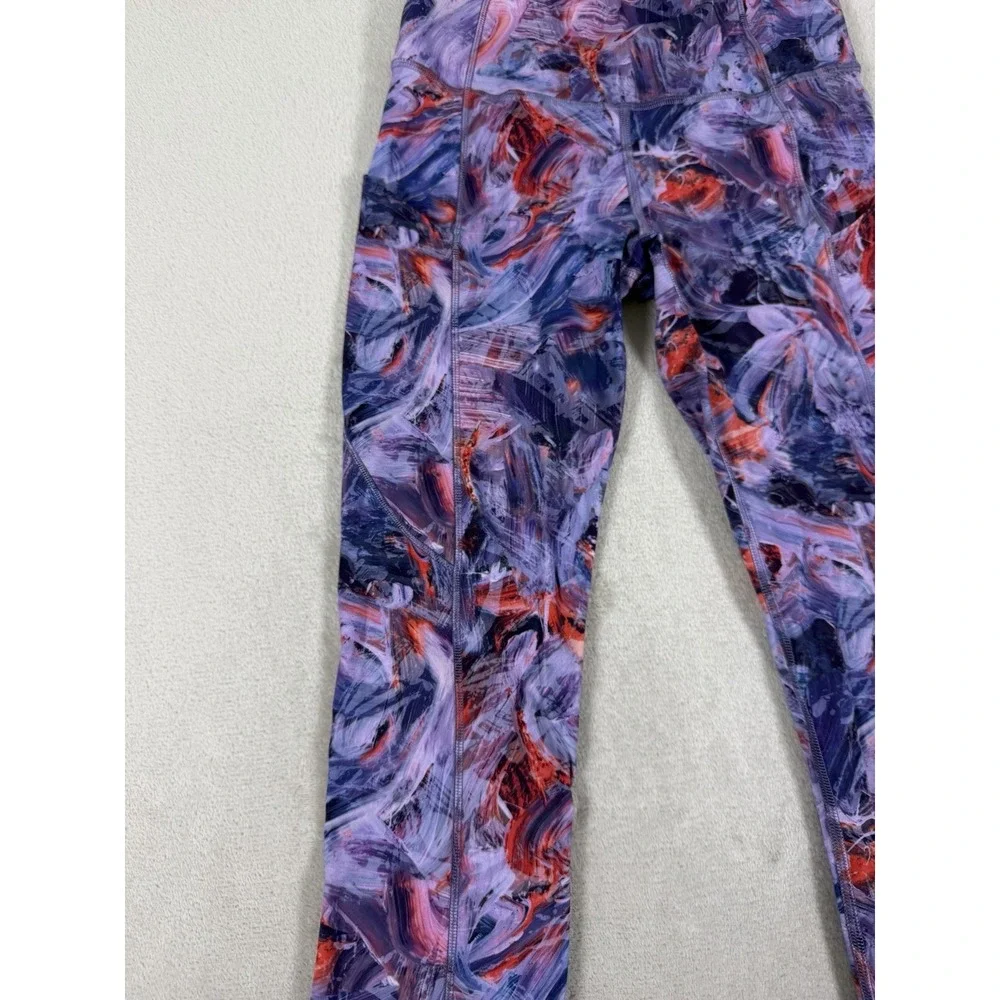 Lululemon Fast And Free High-Rise Tight 28' In Abstract Brushstroke Size 4